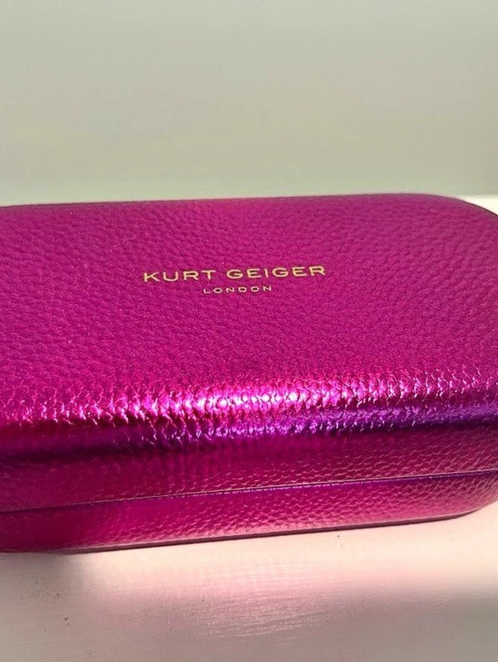 Kurt Geiger Pink Eyeglasses Case Like New